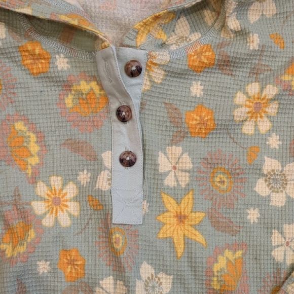Toad&Co Foothill Floral Hoodie Womens Size M Like New Cotton - Picture 3 of 5
